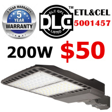 Großhandel hohe qualität 100 watt 200 watt 300 watt LED straßenleuchte IP65 UL DLC ETL shoebox beleuchtung für UNS Kanada